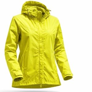 Rain Essentials Women’s Hooded Mid Weight  Rain Jacket S